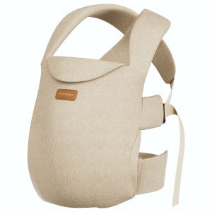 Marsupiu nou nascut Momcozy WeeSnug bumbac Khaki