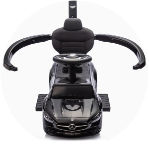 Masinuta de impins Chipolino Mercedes Benz C-Class cu maner black - Img 15