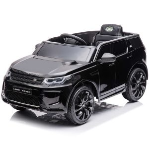 Masinuta electrica Chipolino SUV Land Rover Discovery cu scaun din piele si roti EVA black - Img 13