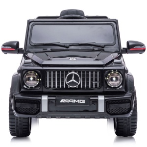 Masinuta electrica Chipolino SUV Mercedes G63 AMG cu scaun din piele si roti EVA black - Img 3