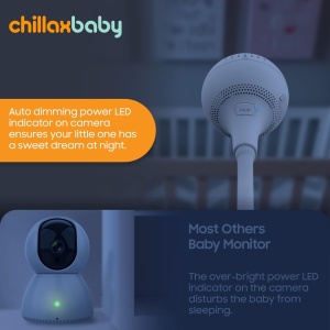 Monitor Video Bebelusi Chillax Giraffe DM685 Pro Max, Full HD 1080p, Ecran 5 inchi, Camera cu Gat Flexibil si Clema de Prindere, Wi-Fi Dual-Mode - Img 2
