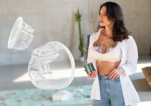 Neno Muszle – 2 cupe Hands Free pentru pompe de sân - Img 1