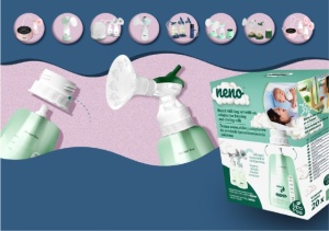 Neno Punguțe – punguțe cu adaptor pentru congelarea și păstrarea laptelui de san - 20 buc. - Img 4