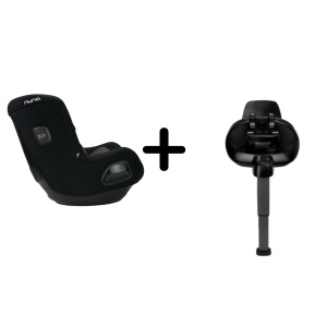Nuna - Set Scaun auto rotativ i-Size TODL next Caviar, 40-105 cm + Baza isofix BASE next i-Size pentru TODL next - Img 2