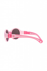 Ochelari de soare pentru copii MOKKI Click & Change, protectie UV, roz, 0-2 ani, set 2 perechi