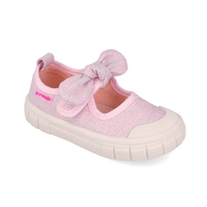 Pantofiori canvas pentru copii Garvalin 252380, rosa