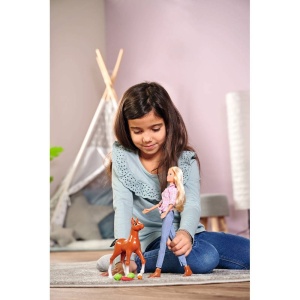 Papusa Simba Steffi Love Little Horse 29 cm cu figurina si accesorii - Img 8