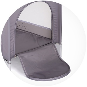 Patut pliabil Chipolino Capri Bear grey - Img 3