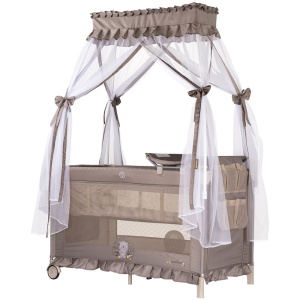 Patut pliabil Chipolino Palace Bear beige