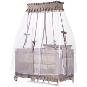 Patut pliabil Chipolino Palace Bear beige - Img 2