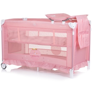Patut pliabil Chipolino Palace Princess pink - Img 3