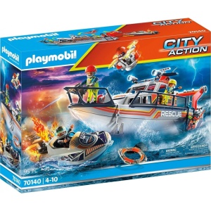 Playmobil - Ambarcatiune De Salvare Cu Personal - Img 2