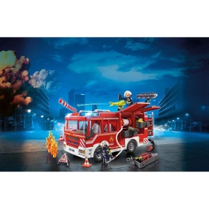 Playmobil - Masina De Pompieri Cu Furtun