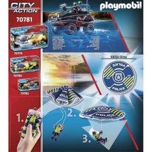 Playmobil - Parasuta Politiei Si Hot Cu Atv - Img 3