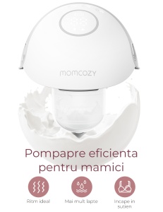 Pompa de san Momcozy Hands-free dubla M6 Rosie - Img 3