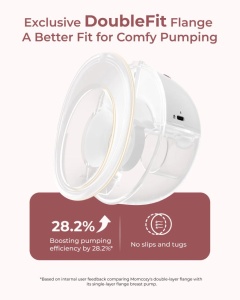 Pompa de san Momcozy Hands-free M5 Smart Red, control prin aplicatie - Img 4