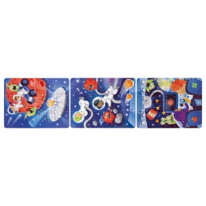 Puzzle pentru copii Aventura in Spatiu (3 in 1) si joc storytelling - Img 1