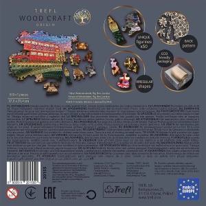 PUZZLE TREFL DIN LEMN 500+1 OBICTIVELE TURISTICE DIN LONDRA - Img 11