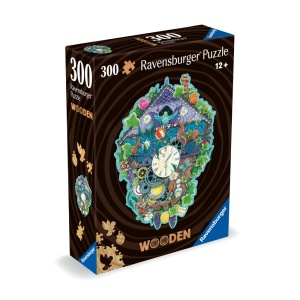 Ravensburger - Puzzle lemn ceas 300 piese - Img 3