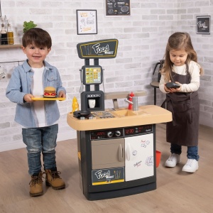 Restaurant pentru copii Smoby Food Corner negru - Img 11