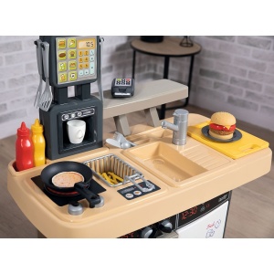 Restaurant pentru copii Smoby Food Corner negru - Img 16