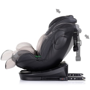 Scaun auto Chipolino Hypnotic I-Size 40-150 cm cu sistem Isofix si sezut rotativ tiramisu - Img 5