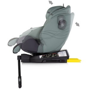 Scaun auto Chipolino Premium I-Size 40-150 cm cu sistem Isofix basil - Img 5
