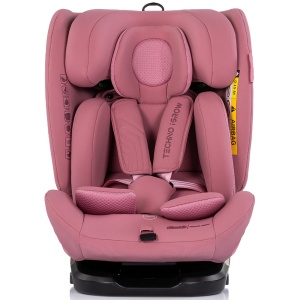 Scaun auto Chipolino Techno iGrow I-Size 40-150 cm cu sistem Isofix si sezut rotativ powder pink - Img 2