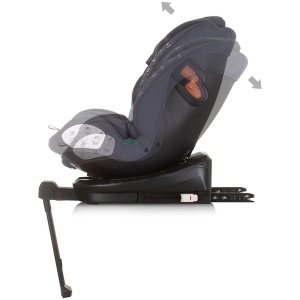 Scaun auto Chipolino Tourino I-Size 40-150 cm granite cu sistem Isofix - Img 5