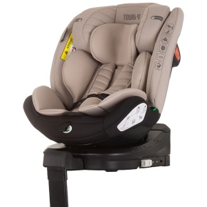 Scaun auto Chipolino Tourino I-Size 40-150 cm macadamia cu sistem Isofix - Img 1