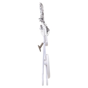 Scaun de masa Graco Snack N Stow Patchwork Grey - Img 3