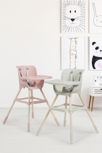 Scaun de masa pentru copii, BabyJem, roz