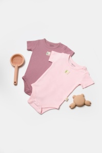 Set 2 body Bamboo,roz, BabyCosy, 50% bumbac+50%bambus