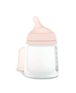 Set biberon anticolici 180 ml + tetină cu debit variabil + săculeț silicon Zero Zero Suavinex - Img 3