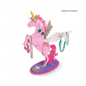 Set creativ pentru copii cu suport de bijuterii cu unicorn si sclipici - Img 3