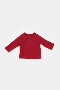 Set de 5 piese pentru nou nascut - 100% bumbac organic - Rosu, BabyCosy