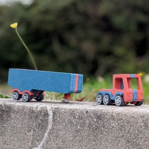 Set de constructie vehicul Tir transport marfa Remy, Croc toys - Img 2