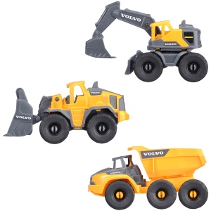 Set Dickie Toys Construction Set cu 3 vehicule 16 cm - Img 3