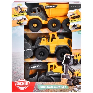 Set Dickie Toys Construction Set cu 3 vehicule 16 cm - Img 8