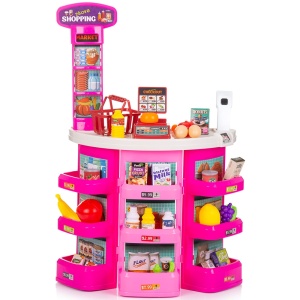 Set jucarie Chipolino Supermarket 78 cm cu lumini, sunete si 76 accesorii - Img 2