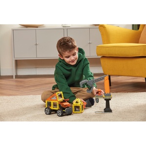 Set magnetic Magformers, Uimitorul set de construit pe santier - Img 7