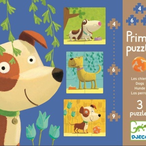 Set Puzzle-uri Djeco Catei veseli - Img 1