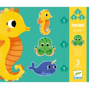 Set puzzle-uri evolutive In ocean, Djeco - Img 2