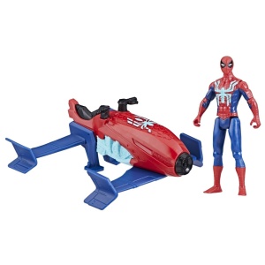 SPIDERMAN SET VEHICUL HYDRO JET SI FIGURINA SPIDER MAN 10CM - Img 3