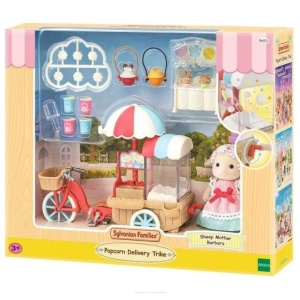 Sylvanian Families - Set Stand Tricicleta pentru Popcorn - Img 2