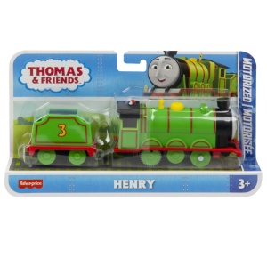 THOMAS LOCOMOTIVA MOTORIZATA HENRY CU VAGON - Img 1