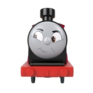 THOMAS LOCOMOTIVA MOTORIZATA SPLASH TANK JAMES CU 2 VAGOANE - Img 4