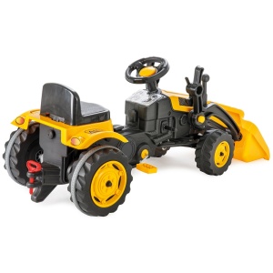 Tractor cu pedale Pilsan Active with Loader 07-315 yellow - Img 3