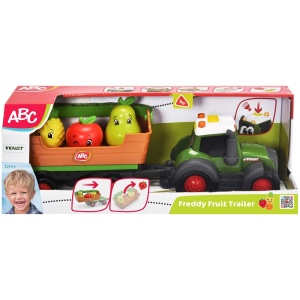 Tractor Simba ABC Freddy Fruit Trailer 30 cm cu lumini, sunete, remorca si figurine - Img 10