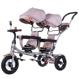 Tricicleta gemeni Chipolino 2Play humus - Img 1